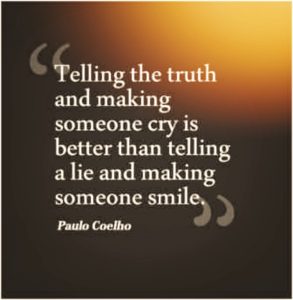 telling truth